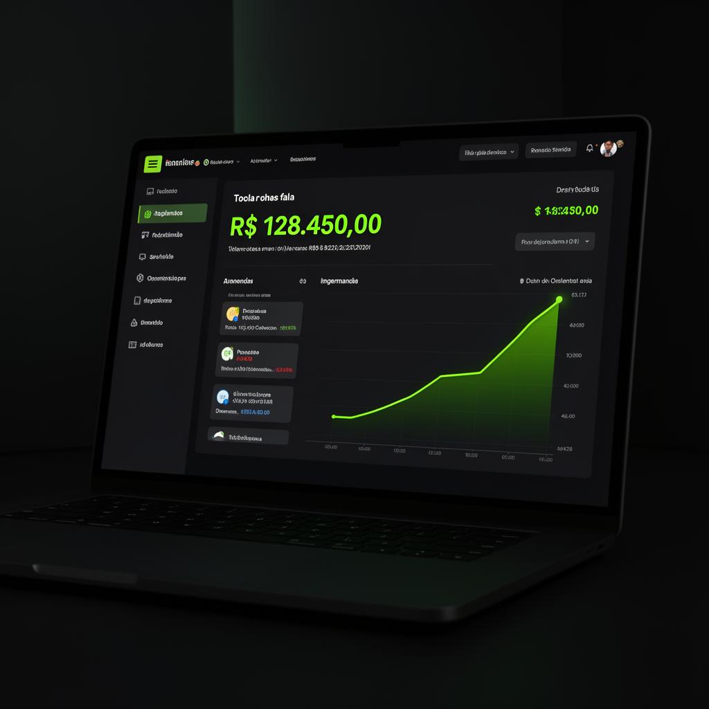 R$ 128.450 no mês